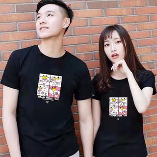เสื้อทีเชิร์ตเสื้อยืดคอกลมแฟชั่นSportขาว-ดำ ⚡️ พร้อมส่ง⚡️ T-121
