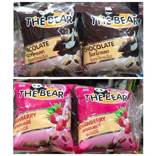 ขนมซอง บิสกิตสอดไส้ เดอะ แบร์ (The bear) 25g แพ็ค 12 ซอง