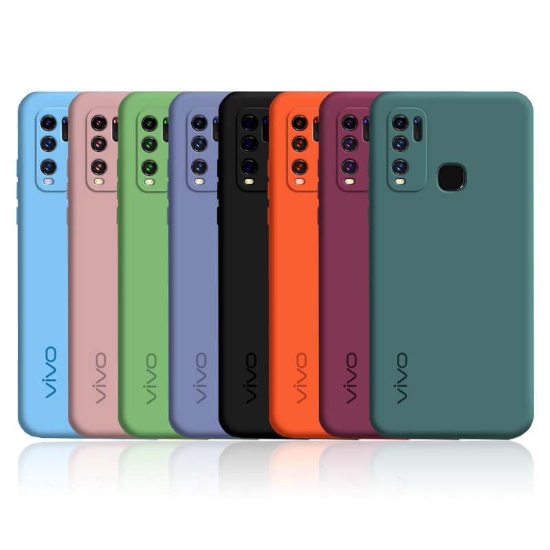 เคสซิลิโคน TPU ปกป้องรอบด้าน สำหรับ Vivo Y30 Y30i Y50 Y70S Y51S Y20 Y20i Y20S Y20A Y20G Y20S G Y20T Y12S Y12A 2021 Y17 Y15 Y12 Y11 2019 Y85