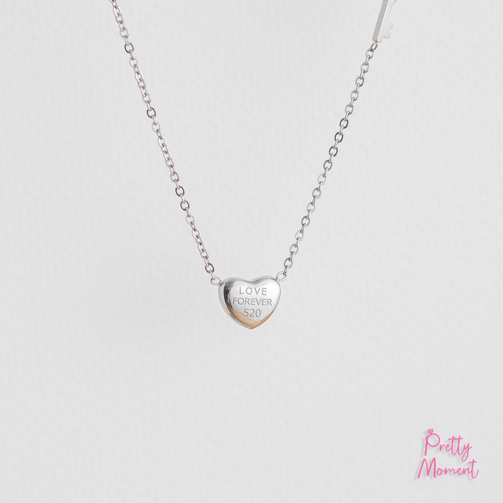 Pretty Moment สร้อยคอ สแตนเลส โดนสารเคมีได้ ไม่ลอก ไม่ดำ คอลเลคชั่น 6 แบบ ของขวัญ - รูปที่ 4