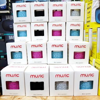 #ลำโพงบลูทูธมินิลำโพงแฮนด์ฟรีแบบพกพาลำโพงไร้สาย TF Card MIC USB เครื่องเล่นเพลงเสียง