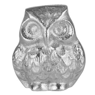 ของตกแต่ง HOME LIVING STYLE นกฮูกเล็ก OWL สีเงินDECORATE OWL-S SILVER HLS