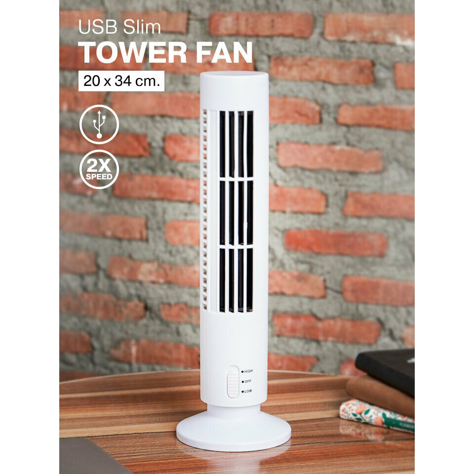 พัดลม USB ตั้งโต๊ะ Tower Fan