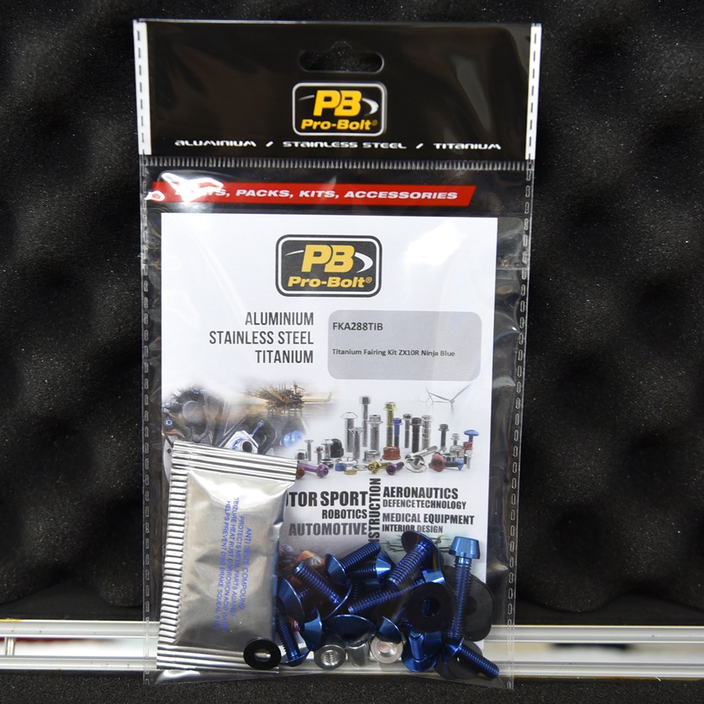Pro-Bolt ชุดนอตไทเทเนี่ยม แฟริ่ง ZX-10R 11-15