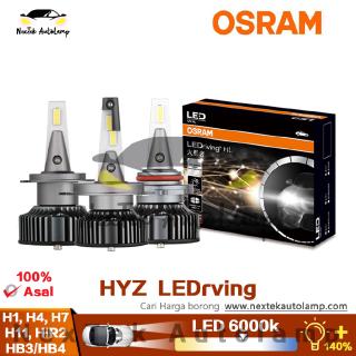 Osram ไฟหน้ารถยนต์ LED HYZ H1 H4 H7 H8 H11 H16 9012 9005 9006 HB2 HB3 HB4 HIR2 LEDriving 6000K สีขาว และ 140% 2700LM