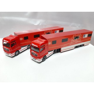 MAJORETTE MAN TGX รถพ่วง ทีม PEUGEOT TOTAL สเกล 1/87 เปิดท้ายไม่ได้