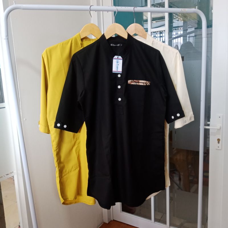 เสื้อผ้าผู้ชายมุสลิม Qurta marajo ดั้งเดิม - พรีเมี่ยม Qurta gamis - gamis ผู้ชาย