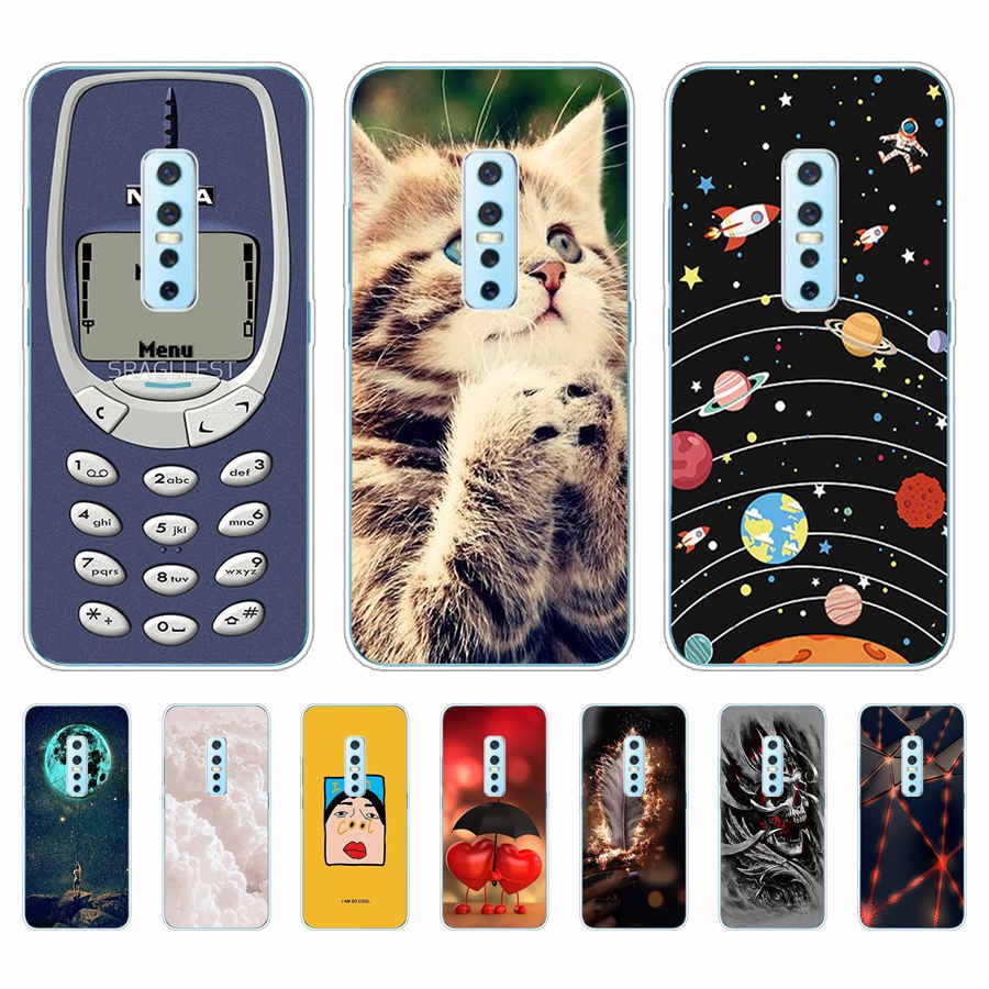 เคสโทรศัพท์ชนิดซิลิโคน Tpu แบบนิ่มพิมพ์ลายสําหรับ Vivo V17 Pro Y91