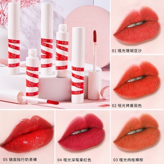 ลิปเคลือบลิปสติก สีสวย ติดทน ลิปสติกแท้แบรนด์ 6 สีLong-lasting beautiful lipstick