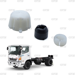 บูชพลาสติก บูชคันเกียร์ ชุด 3 ชิ้น สีดำด้าน,ขาว สำหรับ Hino MEGA Truck