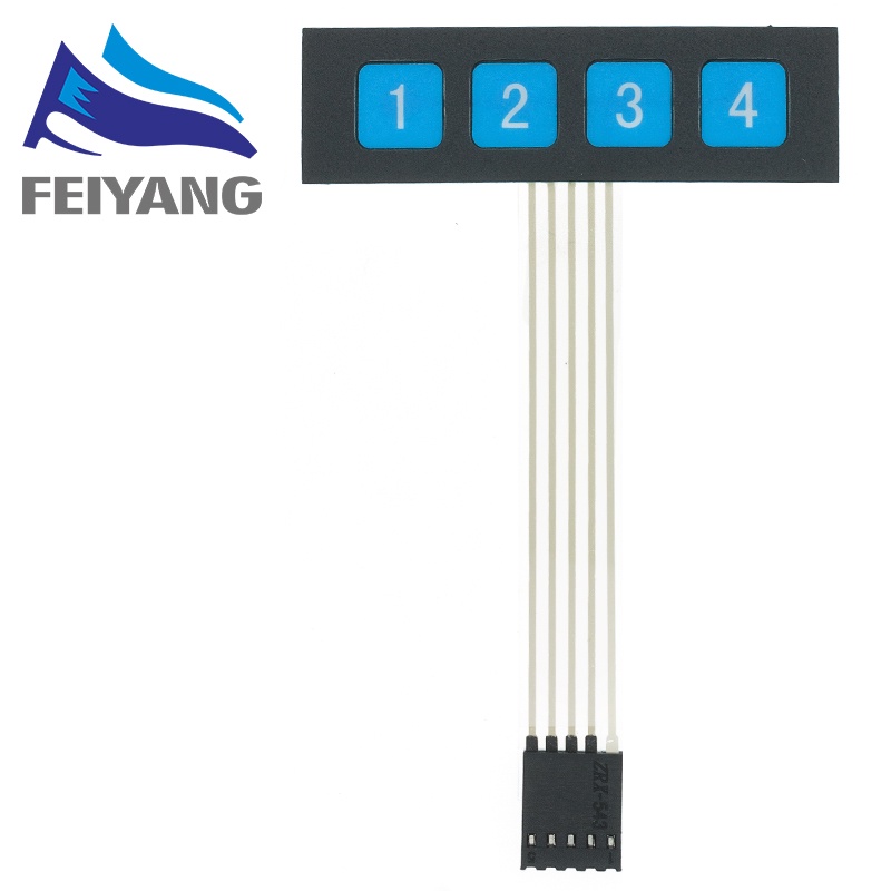 1x4 4x4 4x5 ปุ่มกดแป้นพิมพ์ สวิตช์สัมผัสเมทริกซ์อาร์เรย์ กันน้ํา Arduino 1*4 4*4 4*5 16 ปุ่มกด