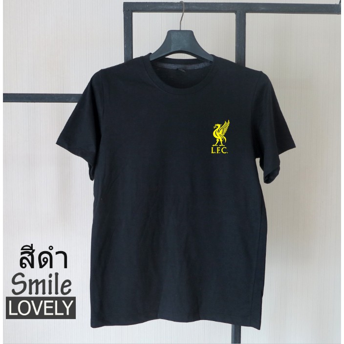 เสื้อยืดสุดเท่สกรีนโลโก้LiverPool ผ้าคอตตอนเกรดคุณภาพ ไม่บาง ไม่หด คอกลม แขนสั้น ซับเหงื่อได้ดี