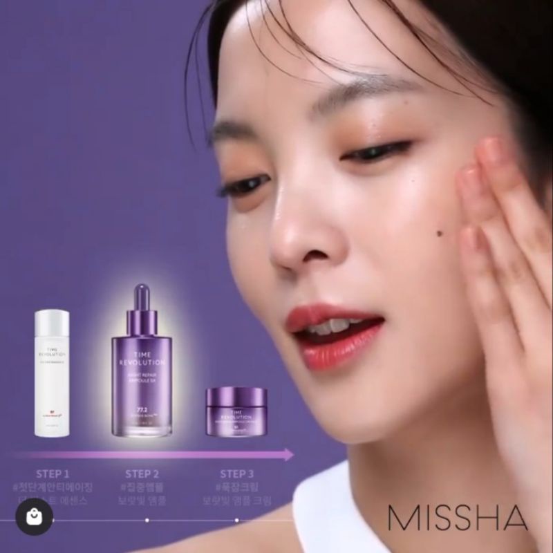 Missha Time Revolution Night Repair 5X Gift Set [Exp. 2028] ราคา ถูกที่สุด ดีลบีเคเค แกลเลอรีภาพที่ 9
