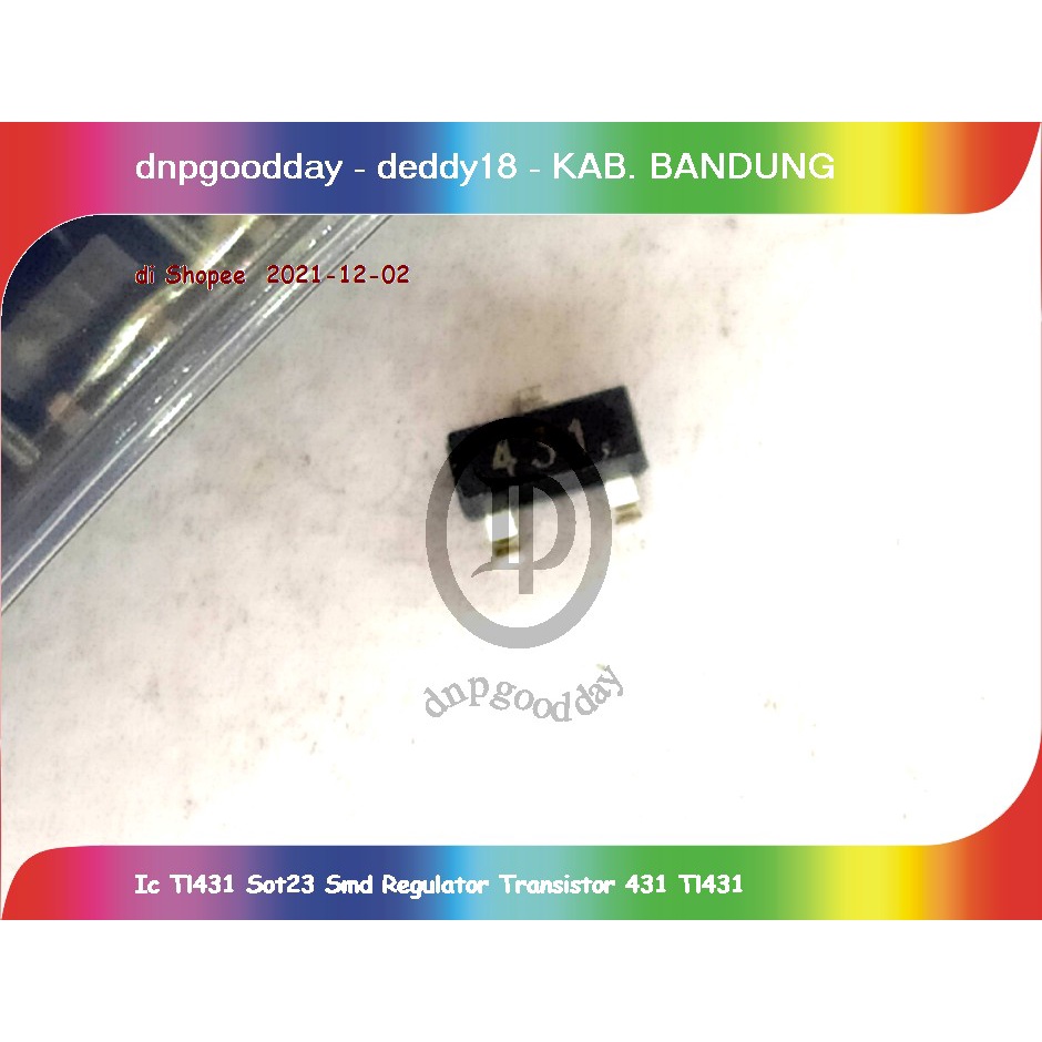 Ic Tl431 Sot23 Smd Regulator ทรานซิสเตอร์ 431 Tl431