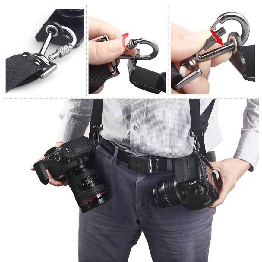 Caden K Quick Strap Double Shoulder สายคล้องไหล่แบบคู่ กล้อง Mirorless DSLR