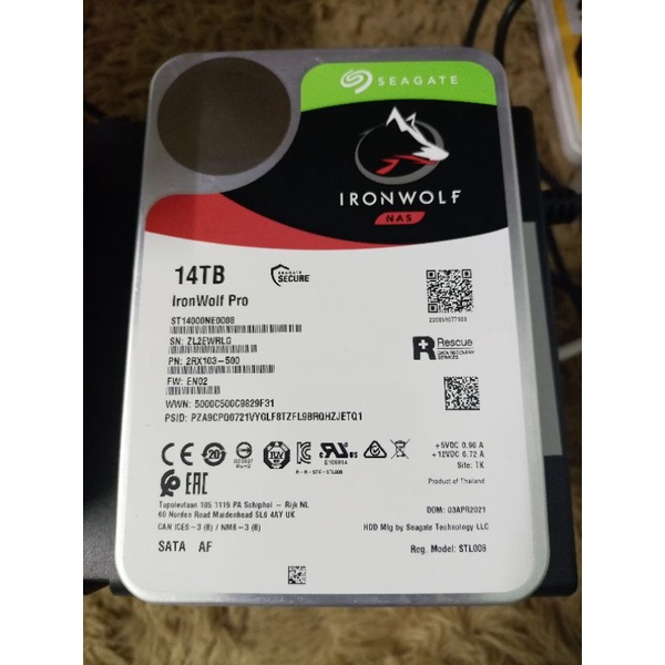 สินค้ามือสอง Seagate IronWolf Pro 14TB โปรดสอบถามรายละเอียดก่อนสั่ง