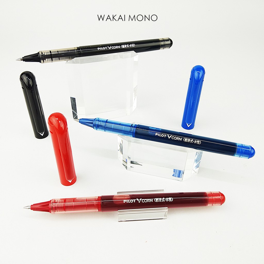 ปากกาโรเลอร์บอล Roller ball pen  PILOT V-CORN  0.5 มม