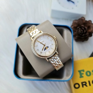 ✨ผ่อน0%แท้100%✨BQ3709 นาฬิกาข้อมือ  FOSSIL  Reid Multifunction Gold-Tone Stainless Steel