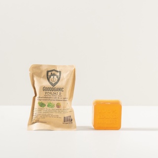 สบู่ล้างหน้าลด สิว ฝ้า กระ จุดด่างดำ สูตรมะขามป้อม : Goodgan…