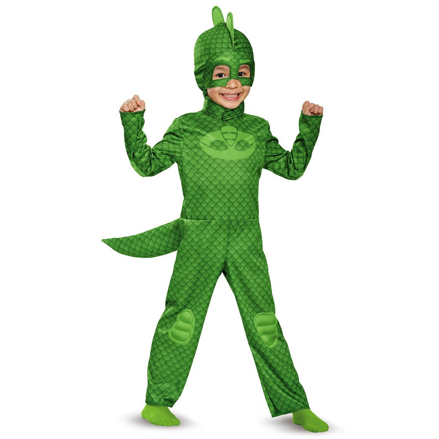 ชุดแฟนซีเด็ก PJ Masks Gekko Classic Toddler Costume ไซส์ M(3-4 ปี) และ XL(7-8 ปี)