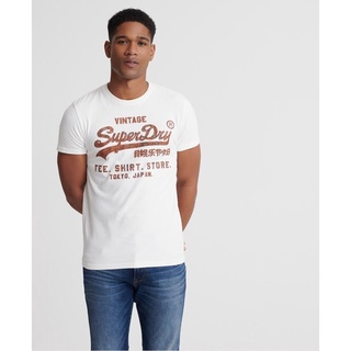 SUPERDRY VINTAGE LOGO SHIRT SHOP BONDED T-Shirt - เสื้อยืดสำหรับผู้ชาย