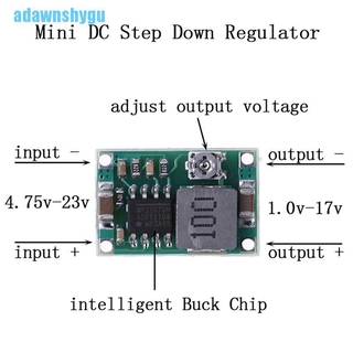 [adawnshygu] อุปกรณ์แปลงแรงดันไฟฟ้า 3A Mini DC-DC 5V-23V เป็น 3.3V 6V