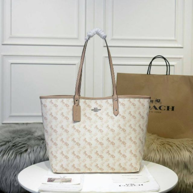 Coach Reversible Signatual City Tote