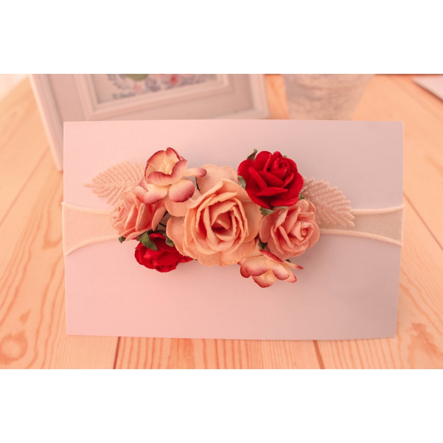 Alysa Peach Premium Headband