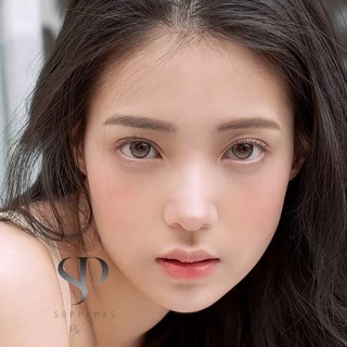 คอนแทคเลนส์ Mini Olivia Brown / Light Brown / Gray (Kitty Kawaii) ขนาดมินิ