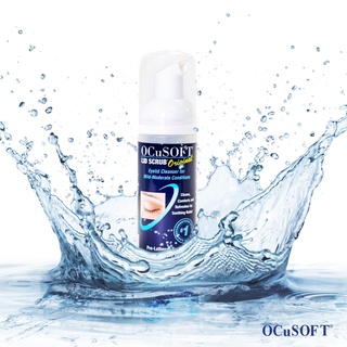 Ocusoft lid scrub original /Ocusoft lid scrub plus 50ml ผลิตภัณฑ์ทำความสะอาดเปลือกตา