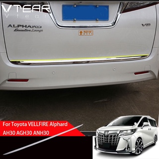 แถบตกแต่งท้ายรถกระบะ สเตนเลส สําหรับ TOYOTA ALPHARD VELLFIRE AH30 AGH30 ANH30 2015-2022