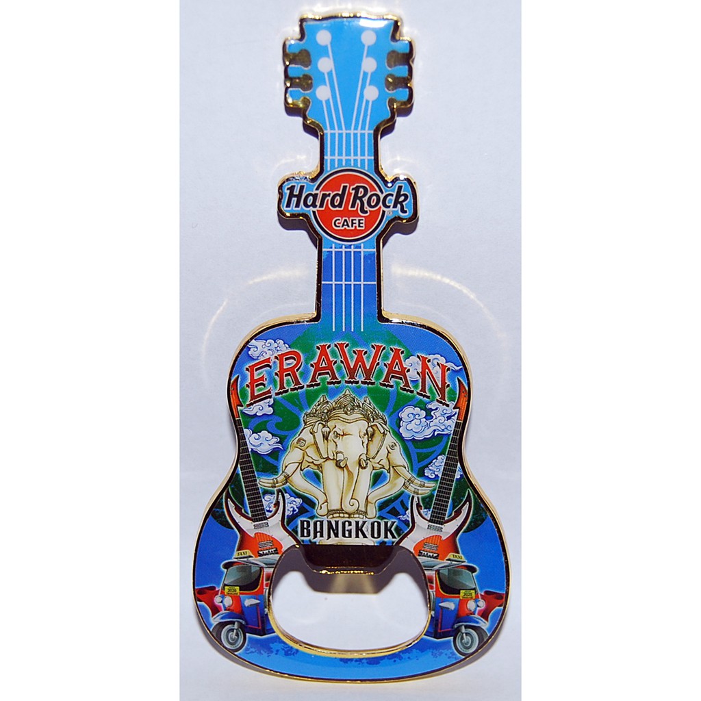 Hard Rock Cafe Bangkok Erawan Guitar Opener Magnet