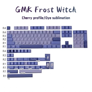 Gmk ปุ่มกดคีย์บอร์ดเมคคานิคอล 140 คีย์ PBT สีย้อม สําหรับ Mx Switch GMMK Pro