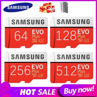 Memory Card EVO Plus Micro SD Card 100MB/s TF Card U3 4K SUPPORT 512GB 256GB 128GB 64GB SD Card