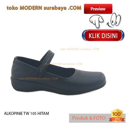 ALKOPINIE TW 105 BLACK รองเท้าสลิปออนลําลองผู้หญิง