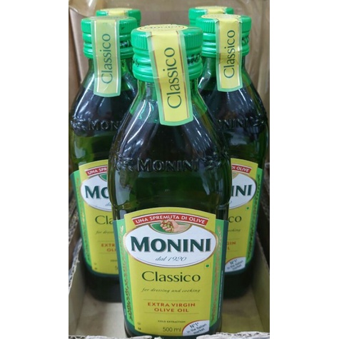 Monini Classico Extra Virgin Olive Oil 1000ml exp 8/26 น้ำมันมะกอกธรรมชาติ ตราโมนีนี่ ขนาด 1000มล.