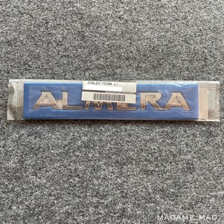 แท้ศูนย์ 💯% โลโก้ ALMERA NISSAN ECO CAR ขนาด 19.5x2.2cm (AEA-84895-3BB0A)