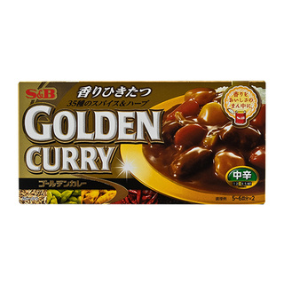 สินค้าแนะนำ!! เอสแอนด์บี เครื่องแกงกะหรี่ เผ็ดกลาง 198 กรัม S&amp;Bgolden Curry Sauce M.Hot 198 g