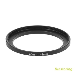 FUN 43mm To 49mm Metal Step Up Rings Lens Adapter Filter Camera Tool Accessories New