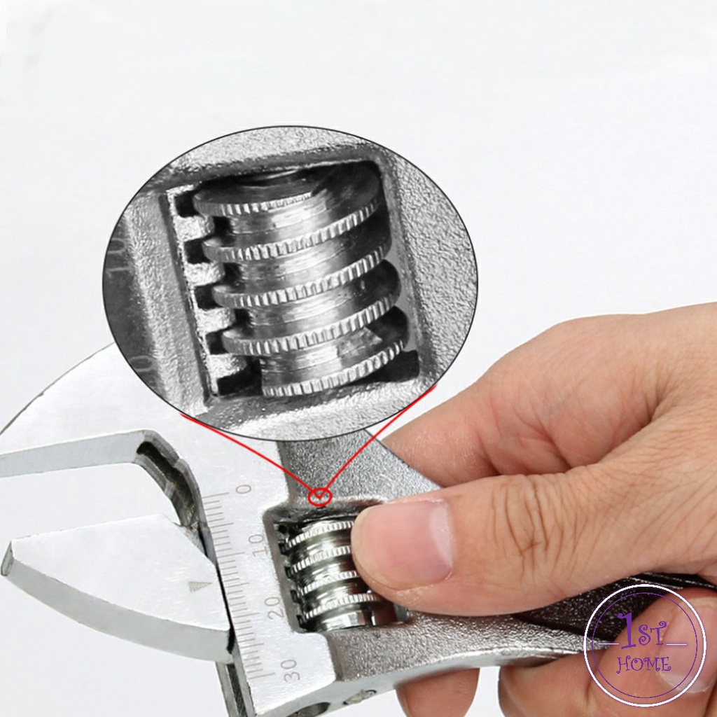 ประแจปากเลื่อน ขนาด 10 นิ้ว 250 มม กุญแจเลื่อนปากเลื่อน Adjustable Wrench ราคา ถูกที่สุด ดีลบีเคเค แกลเลอรีภาพที่ 5