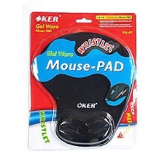 Oker Mouse pad แผ่นรองเม้าส์ รองข้อมือ