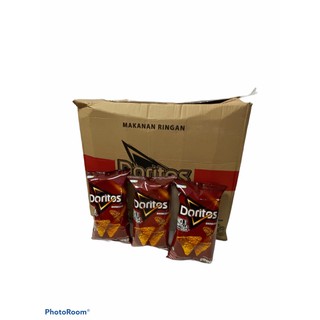 DORITOS สีน้ำตาล,สีเขียว รสบาร์บีคิวBBQ,รสข้าวโพด Roasted Corn 1ลัง/40ถุง 55g ราคาส่ง ยกลัง สินค้านำเข้าจากมาเลเซีย!!