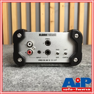 Midas Transformers Klark Teknik PRO DI AV 2 Passive Stereo DI Box - For ...
