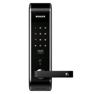 กุญแจดิจิตอลล็อก SOLEX 7129 กลอนประตูดิจิตอล SOLEX 7129 BLACK MULTI-F DIGITAL LOCK อุปกรณ์ประตู ประตู หน้าต่าง