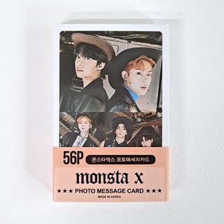 [พร้อมส่ง] การ์ดข้อความ MONSTA X โฟโต้การ์ด 56 ชิ้น