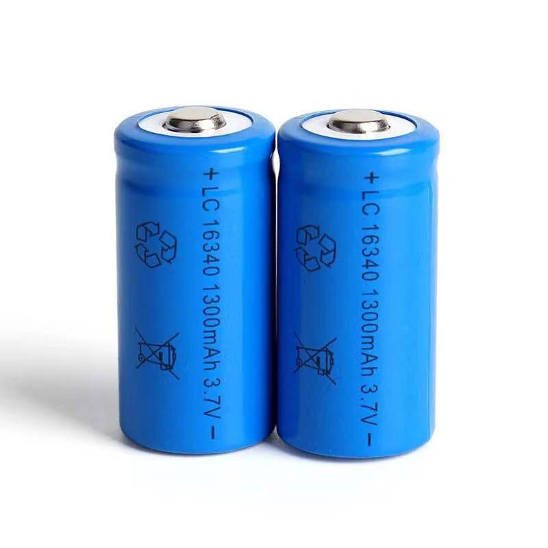 ถ่านชาร์จ Lithium เบอร์16340 / CR123A / LC16340 3.7V 1300mAh 2ก้อน