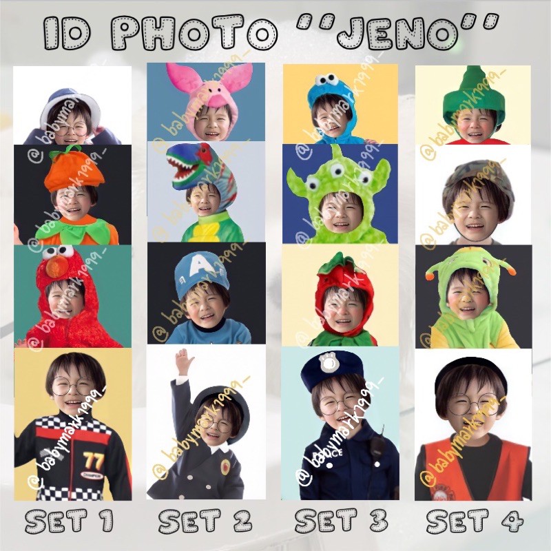 พร้อมส่ง id photo jeno ไอดีโฟโต้เจโน่ รูปติดบัตรเจโน่ nctdream nct2020 nct