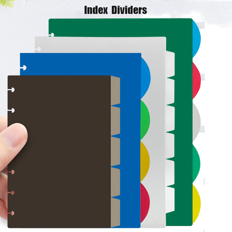 A4/A5/B6 รูเห็ด Index Planner Dividers Journal Dividers