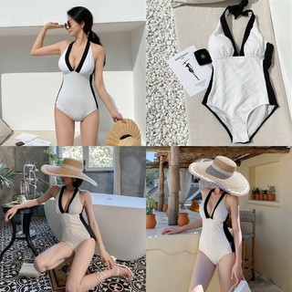 บิกินี่ ชุดว่ายน้ำ coco ch. onepiece สวย เก็บทรง เรียบหรู