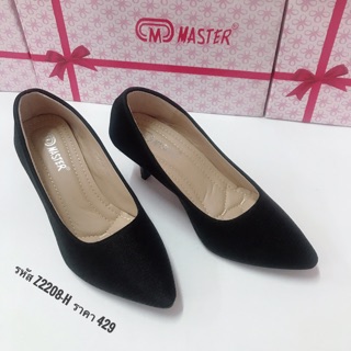 M-MASTER รองเท้าคัชชู👠 ส้นสูง3นิ้ว บอดี้ผ้าใส่นิ่มสบายเท้า รุ่นZ2208-H